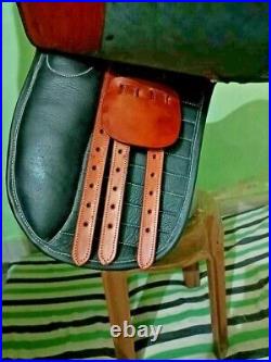 Horse New Leather English Jumping All Purpose Horse Saddle Size 16 to 18 Inch