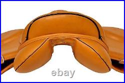 Horse Saddle Leather Jumping English Riding Premium All Purpose Tack 14-18 inch