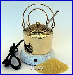 Hot Glue Pot Combo Hand Made Brass Pot for Hide Glue, Electric Warmer