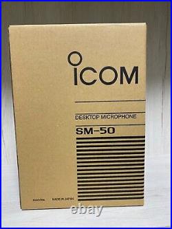 ICOM SM-50 Desktop Stand Microphone Fast Free Shipping Japan New