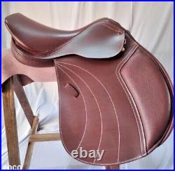 Jumping Saddle All Purpose Genuine Leather English Horse Size 15 to 18 inch