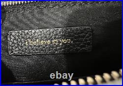 Kate Spade On Purpose Taxi Cab NYC Wristlet Pouch Leather Black FITS ALL iPHONE