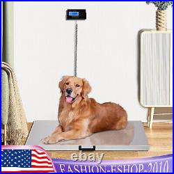 LARGE 440LB Dog Digital Pet Weight Scale for Shipping Veterinary Livestock NEW