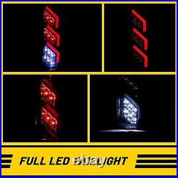 LED Smoked Tail Lights For 1988-99 Chevy GMC C/K 1500 2500 3500 Brake Lamps Pair