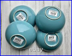 Le Creuset CARIBBEAN Blue 16 Cm All Purpose Cereal Bowl Set of 4 Brand New WithTag