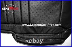 Leather Seat Covers 21-22 Ford F-150 SuperCrew XLT STX Black Platinum Design