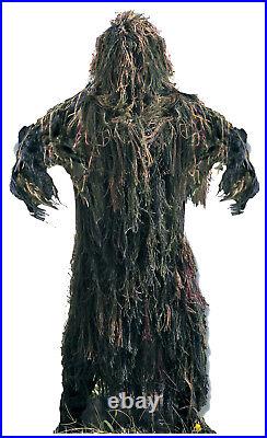 Lightweight All Purpose Tactical Ghillie Suit Woodland Camo Rothco 64127