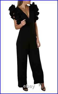 MOSSMAN The Vixen Black Jumpsuit. Size 6. NWT $269