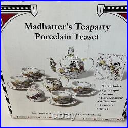 Madhatter's Teaparty Porcelain Teaset Brand New Paul Cardew Design