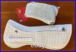 Mattes Correction All Purpose Quilted Half Pad with 12 Shims LARGE WHITE