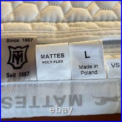 Mattes Correction All Purpose Quilted Half Pad with 12 Shims LARGE WHITE