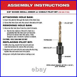 Milwaukee 49-22-4185 All Purpose Professional Hole Dozer Hole Saw Kit 28pc