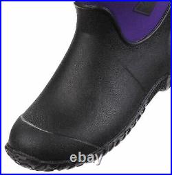 Muck Boots Black/Purple Muckster II Ankle All Purpose Lightweight Shoes