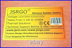 Multiple Size Rectangle Shape Universal All Purpose JSRGO CE UL Silicone Heater