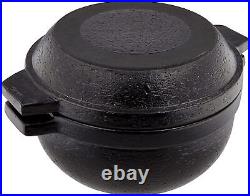 NAGATANIEN All Purpose Donabe DANCHU 24cm Steam Oven Boil Stir Fry Black Multi