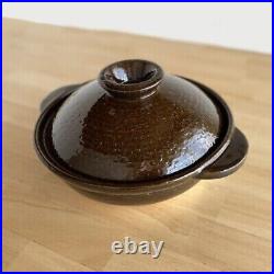 NAGATANIEN IGA Steam Donabe All-Purpose Brown Bistro Clay Pot