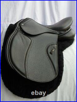 NEW ENGLISH All Purpose horse saddle 17 inches with bridle-taxed and accessories