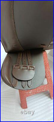 NEW English saddle black & brown leather treeless GP all purpose sadle in 9 size