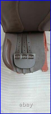 NEW English saddle black leather treeless GP all purpose saddle in 9 size