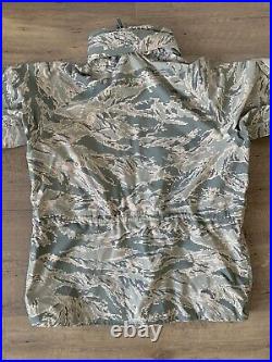 NWT USAF Air Force Goretex Parka All Purpose Environmental ABU Camo Medium Short