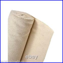 Natural Canvas 100% Cotton 6 oz 60 Wide x 150 Yard Roll, Artists, & All Purpose