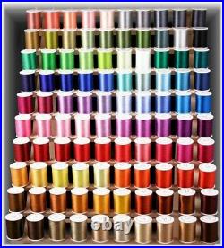 New 100 Poly Machine Embroidery Threads Kit 4 Babylock