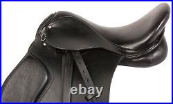 New All Purpose Black Leather English Horse Saddle Tack Set 13 14 15 16 17 18