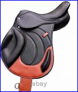 New All Purpose/Jumping Close Contact Leather English Horse Saddle All size