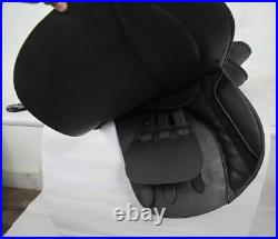 New All Purpose Leather Jumping Horse Saddle Size (15 To 18) Inch Seat