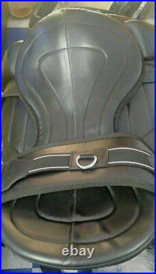 New All purpose Leather Freemax Saddle With Girth Size 14-18 Free Shipping