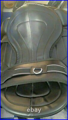 New All purpose Synthetic treeless Saddle With Girth All Size (14 to 18)