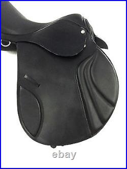 New Branded DD Leather English All Purpose Saddle Black