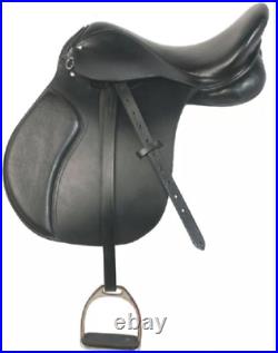 New English Leather All Purpose Jumping Saddle Size 161718