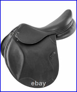 New Freeny All Purpose Leather Horse Saddle Black
