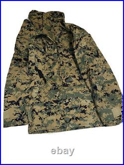 New Genuine USMC APECS Parka Marpat All-Purpose Environmental, Type II / LXS