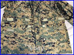 New Genuine USMC APECS Parka Marpat All-Purpose Environmental, Type II / LXS