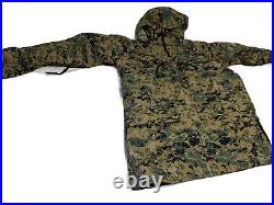 New Genuine USMC PARKA APECS MilSpec Marpat All-Purpose Environmental /XLS