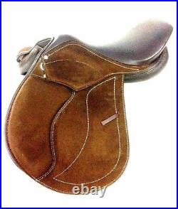 New Leather English All Purpose Jumping Branded Saddle Free Shipping