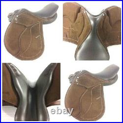 New Leather English All Purpose Jumping Branded Saddle Free Shipping