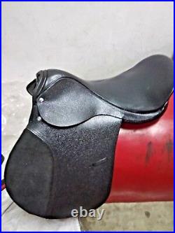 New Leather English Jump All Purpose Saddle Package Black