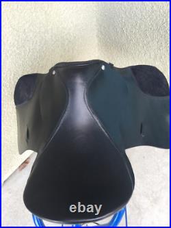 New Leather English Jump All Purpose Saddle Package Black