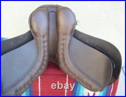 New Leather English Jump All Purpose Saddle Package Brown