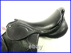 New Softy Padded Leather English All Purpose Saddle Black