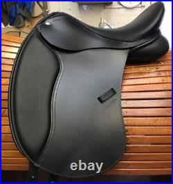 New Style Dressage Leather English All Purpose Jumping Saddle Size 15 to 18