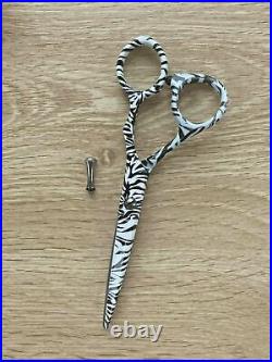 New Toyama Professional Hair Dressing Scissor- Zebra Design (5.0)