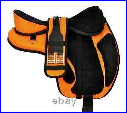 New Treeless All Purpose Freemax Synthetic Suede horse Saddle Free girth