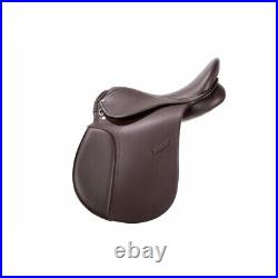New Treeless English brown leather GP all purpose saddle Size/15 16 17 18