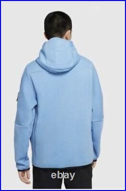 Nike Sportswear Tech Fleece Full-Zip Hoodie Men's 3XL-CU4489-496-Blue-MSRP $130