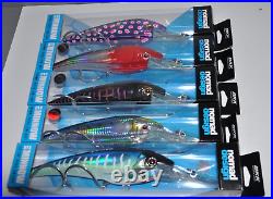 Nomad Design DTX 200(4 pcs) and DTX 220 (1pc) Sinking Trolling Minnow
