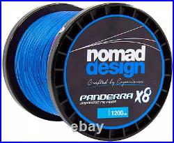 Nomad Design Panderra 8X Braid 8-Carrier Cyan Blue Braided Saltwater Superline
